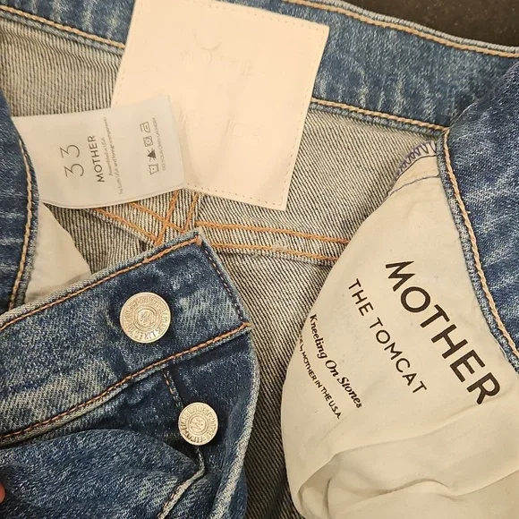 💕MOTHER SUPERIOR💕 The Tomcat Jeans ~ Kneeling On Stones 33 NWT